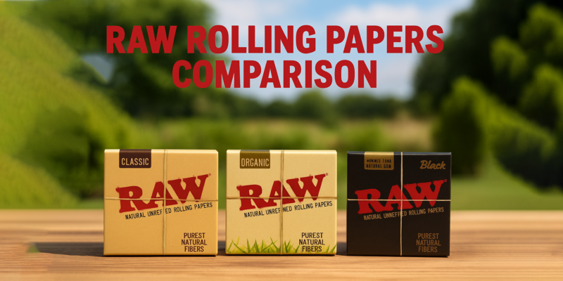RAW Classic vs RAW Organic vs Black